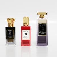 Unique 30ml 50ml 100ml personnalisé vide luxe vintage cosmétique brumisateur vaporisateur bouteille de parfum élégant en verre