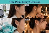 Boucles d'oreilles clous en argent sterling 925 avec moissanite couleur D VVS et diamant de laboratoire, style vintage glacé pour hommes et femmes