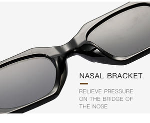 Mới hợp thời trang thiết kế của phụ nữ thời trang Sunglasses với UV400 ống kính PC Khung trong hình dạng không đều - Product Image 6