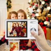 Cámara de Video Q12 1080P con Enfoque Automático para Vlogging, 96MP, Zoom 16X, Pantalla IPS de 2.4 Pulgadas, Cámara Digital CMOS CCD para Niños