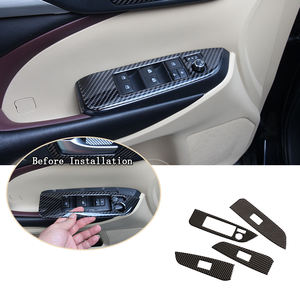 Aksesori Interior mobil serat karbon lembut stiker dekorasi kit untuk 2009-2013 <span class=keywords><strong>Toyota</strong></span> <span class=keywords><strong>Highlander</strong></span> - Product Image 4