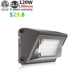 110V Outdoor Led Light Factory Project Wall Lamp Low Price 80w 60w Wall Pack Led Light Etl Dlc At Hand