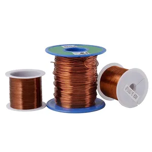 Class F 155C Modified polyester Enameled copper winding wire for electrical motor copper wire 8mm