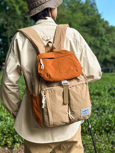 2025 टिकाऊ स्कूल लैपटॉप बैकपैक रचनात्मक रंग अवरुद्ध बैकपैक महिलाओं आकस्मिक खेल यात्रा बैग बैग - Product Image 2