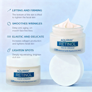 OEM coreano crema naturale viso senza profumo Anti-invecchiamento e idratante e caviale e retinolo acido ialuronico crema rassodante per il viso - Product Image 3