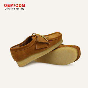 Heren Dames Schapenvacht Kangoeroe Vierkante Teen Ademende Schoenen Zachte Zolen Casual Leer Britse Retro Stijl Antislip Dikke Schoenen - Product Image 1