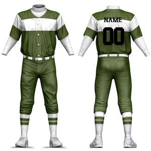Uniforme de baseball personnalisé à prix raisonnable, service OEM, dernier style, tenue d'équipe unisexe, ensemble d'uniformes de baseball pour équipe - Product Image 1