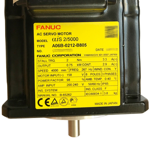 A06B-0212-B805 มอเตอร์เซอร์โว AC ของแท้ใหม่จาก FANUC สำหรับเครื่อง CNC อะไหล่สำรองสำหรับ PLC PAC และคอนโทรลเลอร์เฉพาะทาง - Product Image 2