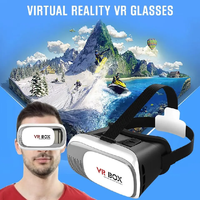 Smartphone iOS Android, réalité virtuelle VR, casque Google Cardboard, lunettes 3D, boîte stéréo