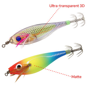 Señuelos de Pesca Artificiales de Madera con Acabado Mate 3D Ultraclaro, Imitación de Camarones, Suministrados por el Fabricante - Product Image 3