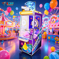 Máquina recreativa de canje de boletos Lucky Wheel con rueda giratoria de puntuación progresiva y acumulativa, premios aleatorios, juego de bonificación apilable, metálica, FEC