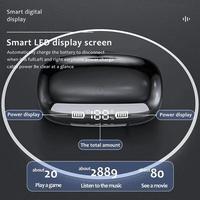 Écouteurs sans fil TWS CE Rohs BQB XY60 avec recharge inversée 2000 mAh, suppression du bruit ENC, casque Bluetooth sans fil