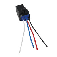 Relais automobile étanche 4 broches 12V avec faisceau de câblage, relais normalement ouvert pour accessoires de remplacement électriques de voiture