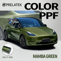Film de protection de voiture Prelatek Mamba Green TPU économique, couleur sportive brillante, anti-rayures, résistant aux intempéries, protection PPF