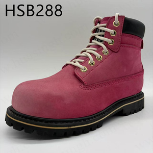 <span class=keywords><strong>Bottes</strong></span> de travail en cuir gaufré HY, anti-rayures, qualité supérieure, pour conditions humides, semelle extérieure en caoutchouc Goodyear, chaussures de travail HSB141 - Product Image 5