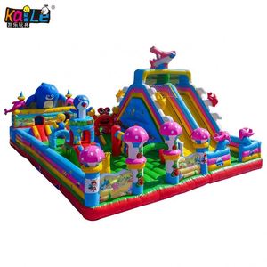 Château gonflable géant Happy Bouncy Challenge, trampoline gonflable personnalisé en PVC CN;ZHE, durable, 1 pièce incluse, fabriqué en Chine - Product Image 5