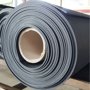 2mm 3mm 4mm thick Black Color COTTON CANVAS FABRIC INSERTION RUBBER Durable Rubber GASKET JOINT SHEET