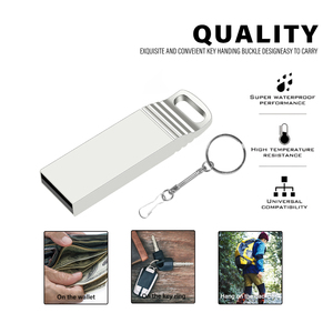 Jaster Original chips 4GB 8GB 16GB Usb Flash Drive 32GB 64GB Memoria de alta velocidad con llavero metal pendrive u disco - Product Image 6