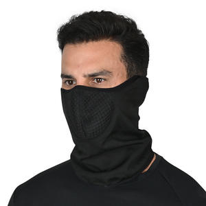 Autumn Winter Sports Face Mask Black Honeycomb Mesh Breathable Windproof <b>Neck</b> <b>Warmer</b> Unisex Adult Outdoor Cycling Ski Hat - Product Image 1