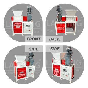 เครื่องย่อยสายเคเบิลอุตสาหกรรม LS-300B แบบสองเพลา สำหรับรีไซเคิลเศษสายทองแดง เครื่องรีไซเคิลพลาสติกและโลหะประสิทธิภาพสูง - Product Image 5