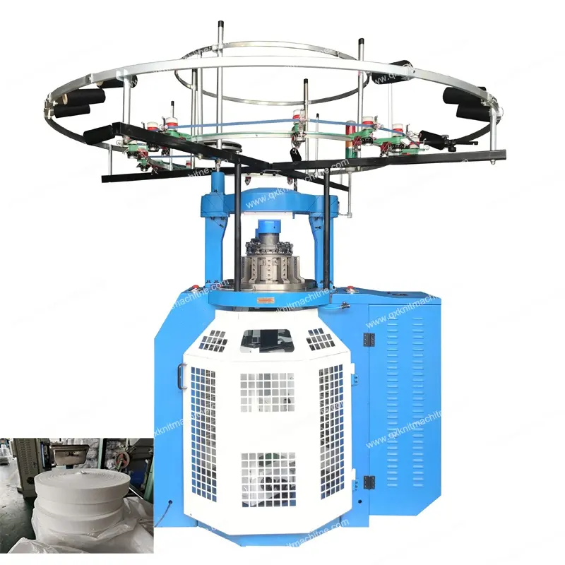 12 Feeders High Speed Circular Knitting Machine Single Jersey Knitting Machine Rib Cuff Knitting Machine