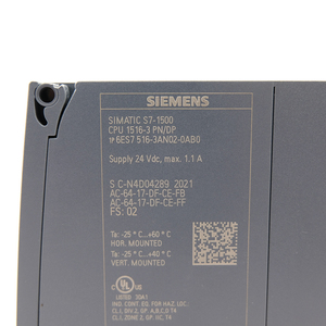 6ES7516-3AN02-0AB0 S7-1500 CPU 1516-3 PN/DP ของแท้ ผลิตในเยอรมนี มีสินค้าในสต็อก - Product Image 1
