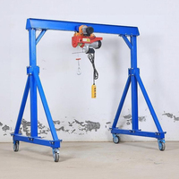 Grue portique mobile sans rail à structure stable de 1, 3 et 5 tonnes avec palan