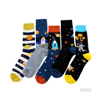 DS- E492 Mens Fasion Cotton Socks Funny Novelty Socks 200 Needle Cheap Zhuji Socks Wholesale