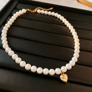 Catena Girocollo di <span class=keywords><strong>Perle</strong></span> Retrò Francese dal Design alla Moda, Collana da Donna Personalizzata e Versatile - Product Image 4