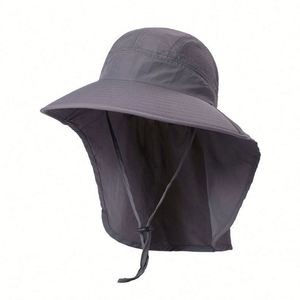 Quick Dry Nylon Neck Flap <b>Sun</b> <b>Hat</b> With Wide Brim <b>Men</b> Women UPF 50+ Hiking Safari Fishing Caps Perfect for Outdoor Adventures - Product Image 1