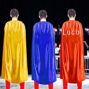 <span class=keywords><strong>Capas</strong></span> <span class=keywords><strong>de</strong></span> Cosplay <span class=keywords><strong>de</strong></span> Halloween para Adultos con Logotipo Personalizado, <span class=keywords><strong>de</strong></span> Satén <span class=keywords><strong>de</strong></span> una Sola Capa, 70*110cm, Traje <span class=keywords><strong>de</strong></span> Superhéroe con Máscara, Incluye Capa, Pantalones Cortos, Vestidos y Pantalones - Product Image 3