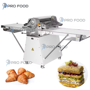 Electric Dough Sheeter <b>Machine</b> for Bakery Equipment <b>Laminator</b> and Press Roller for Puff Pastry Croissant Bread Dough Rolling - Product Image 2