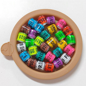 Aangepaste Duivenring 2025 Hoge Kwaliteit Taiwan Aluminium En Plastic Kleur Race Duif <span class=keywords><strong>Ring</strong></span> Duif Accessoires - Product Image 3