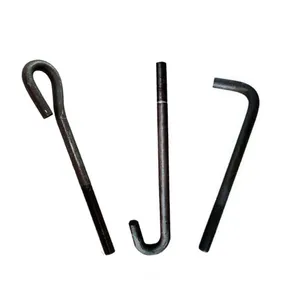 JIS B 1178 J Type Anchor Bolt MasonryとFoundation Bolts Fastener 304 316 Stainless Steel Carbon Black Oxide Galvanized