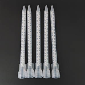 10-18 Two Component Adhesive Mixer Empty Glue Dispensing <strong>Syringe</strong> Mixing Nozzle Epoxy Static Mixer - Product Image 1