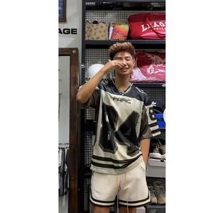 Séchage rapide doux personnalisable unisexe maillot de basket-ball respirant Polyester Anti UV Anti bactérien Vietnam impression par transfert de chaleur - Product Image 2