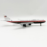 Modèle d'avion en métal moulé sous pression Boeing 747-200B Air Force One avec nouvelle livraison graphique, 20 cm, avec trains d'atterrissage