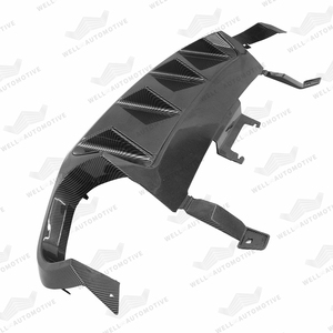 Tự Động Bộ Phận Cơ Thể Phía Sau Khuếch Tán Bóng Màu Đen Sợi Carbon Cho Ford <span class=keywords><strong>Mustang</strong></span> 13-14 V6 & <span class=keywords><strong>gt</strong></span> Cho 10-14 Gt500 Fender Spoiler Phía Sau Khuếch Tán - Product Image 1