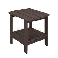 Tabouret de salle de bain moderne populaire, Patio de jardin, Table basse en plastique, bois, petite Table d'angle moderne