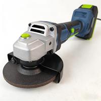 Meuleuse d'angle sans fil de qualité industrielle 21V avec interrupteur à gâchette, disque de meulage de 100 mm