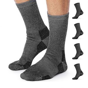 FN Packs Womens <b>Mens</b> Merino Wool Crew Outdoor Hiking Trail Winter <b>Thermal</b> Wool Socks - Product Image 1