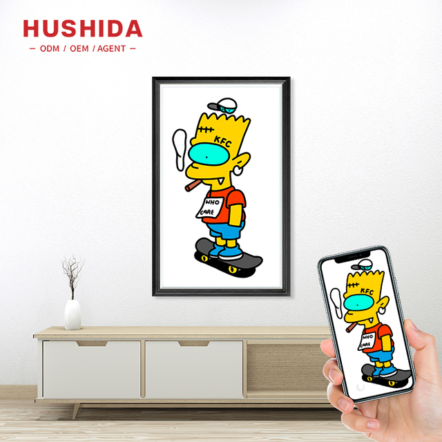 43 Inch Digital Photo Frame Custom Photo Frame Acrylic Nft Art Digital Frame