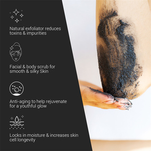 Nhãn Hiệu Riêng Làm Sạch Sâu 100% Than Hoạt Tính Tự Nhiên Mặt Cơ Thể Chà Cho Tẩy Tế Bào Chết Và Làm Trắng Da - Product Image 5