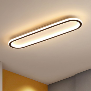 Luces de pasillo rectangulares modernas, lámpara de techo <span class=keywords><strong>LED</strong></span> para sala de estar, <span class=keywords><strong>cocina</strong></span> nórdica, luz de techo creativa para balcón larga - Product Image 1