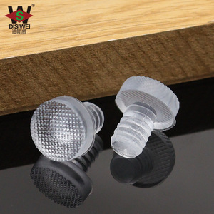 Pads en caoutchouc transparents anti-collision Disway pour la protection des meubles, des tables et des armoires, avec fonction d'augmentation de hauteur - Product Image 3