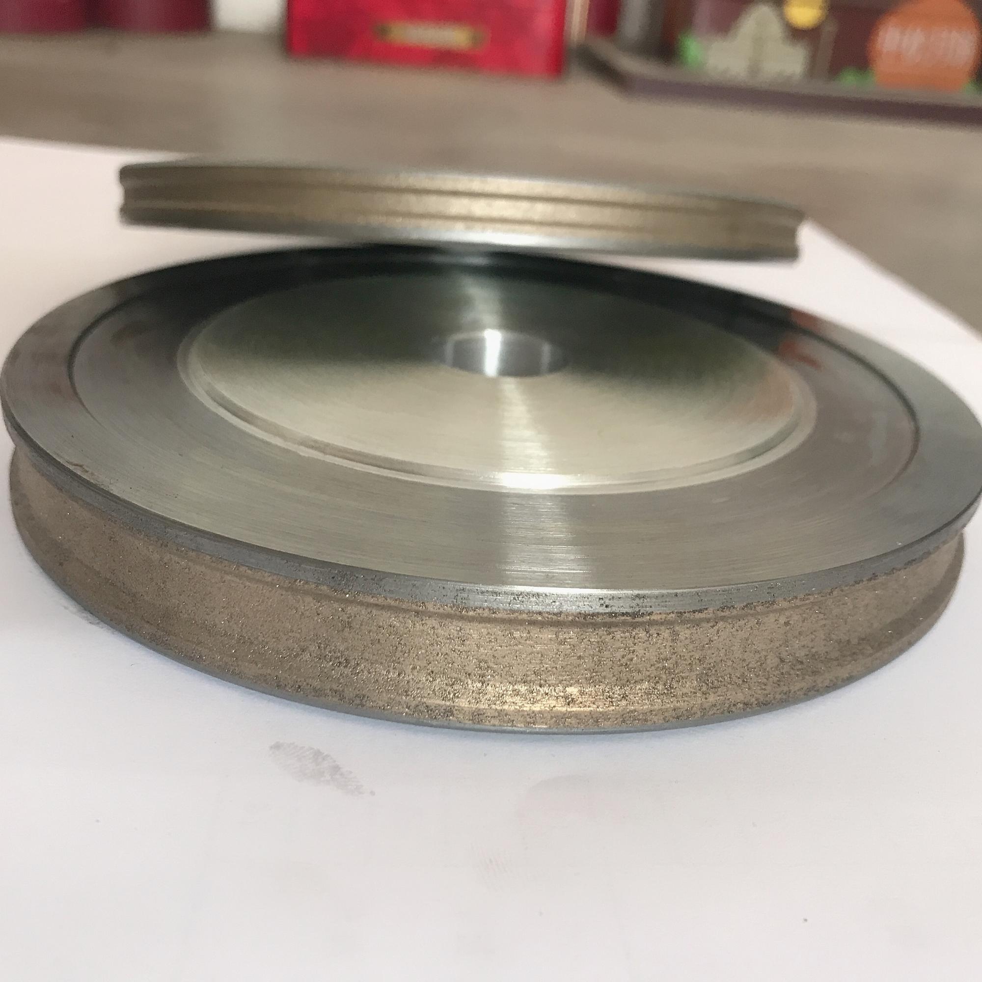 Pencil edge diamond grinding wheel for glass processing