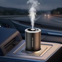 Diffuseur de parfum portable en alliage d'aluminium pour voiture, lumières d'ambiance ciel étoilé, démarrage et arrêt automatiques, longue durée d'aromathérapie
