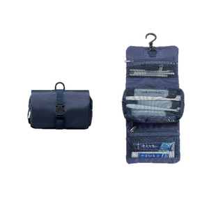 Bolsa de Almacenamiento de Viaje Impermeable, Organizador Plegable Ecológico para Viajes, Bolsa de Aseo Enrollable Personalizada de Oxford, Duradera, Desmontable y Colgante - Product Image 1