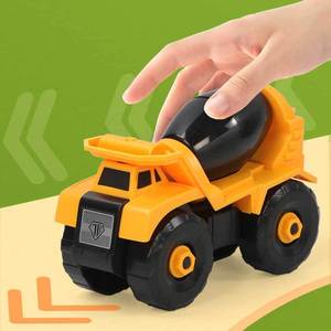 Nouveau <span class=keywords><strong>kit</strong></span> d'assemblage de moteur de voiture d'ingénierie de démontage pour enfants, <span class=keywords><strong>kit</strong></span> d'assemblage de moteur de boîte, chariot d'achat, batterie de châssis - Product Image 5