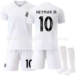 Maglia da Calcio Santos Home Sportswear N.10 Neymar Bianca, Set Away in Rete della Lega Brasiliana, Esclusiva per il Commercio Estero - Product Image 2